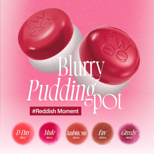 fwee - Lip&Cheek Blurry Pudding Pot 5g